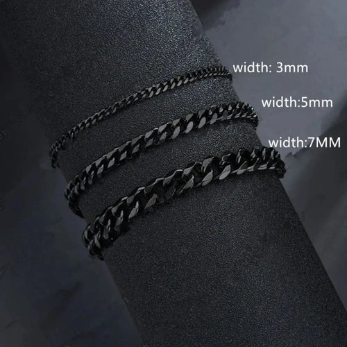 Classic Cuban Chain Bracelet – Stainless Steel Link Bracelet