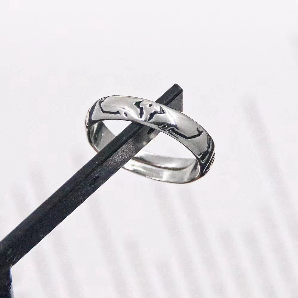 Jujutsu Kaisen Sukuna Adjustable Ring – Anime Metal Open Band